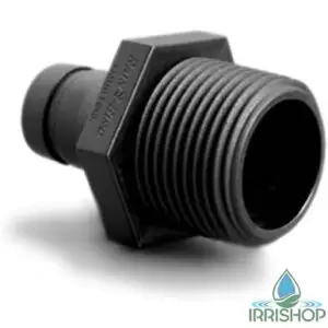 ADAPTADOR ROSCA MACHO 3/4" PARA POLIETILENO