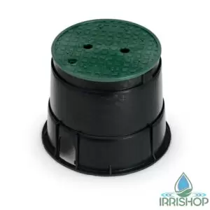 CAIXA PARA VÁLVULA SOLENÓIDE DE 10" MOD PVB COM TAMPA VERDE